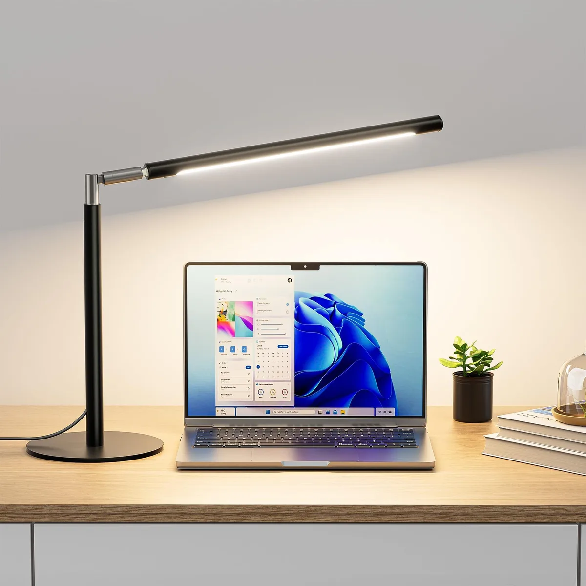  Baldwin DL01 16" Metal LED Desk Lamp Black 15W 1200LM — product photo