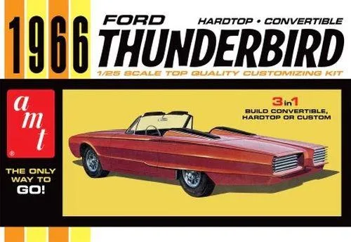 AMT AMT 1966 Ford Thunderbird Hardtop Convertible 1:25 Model Kit — product photo