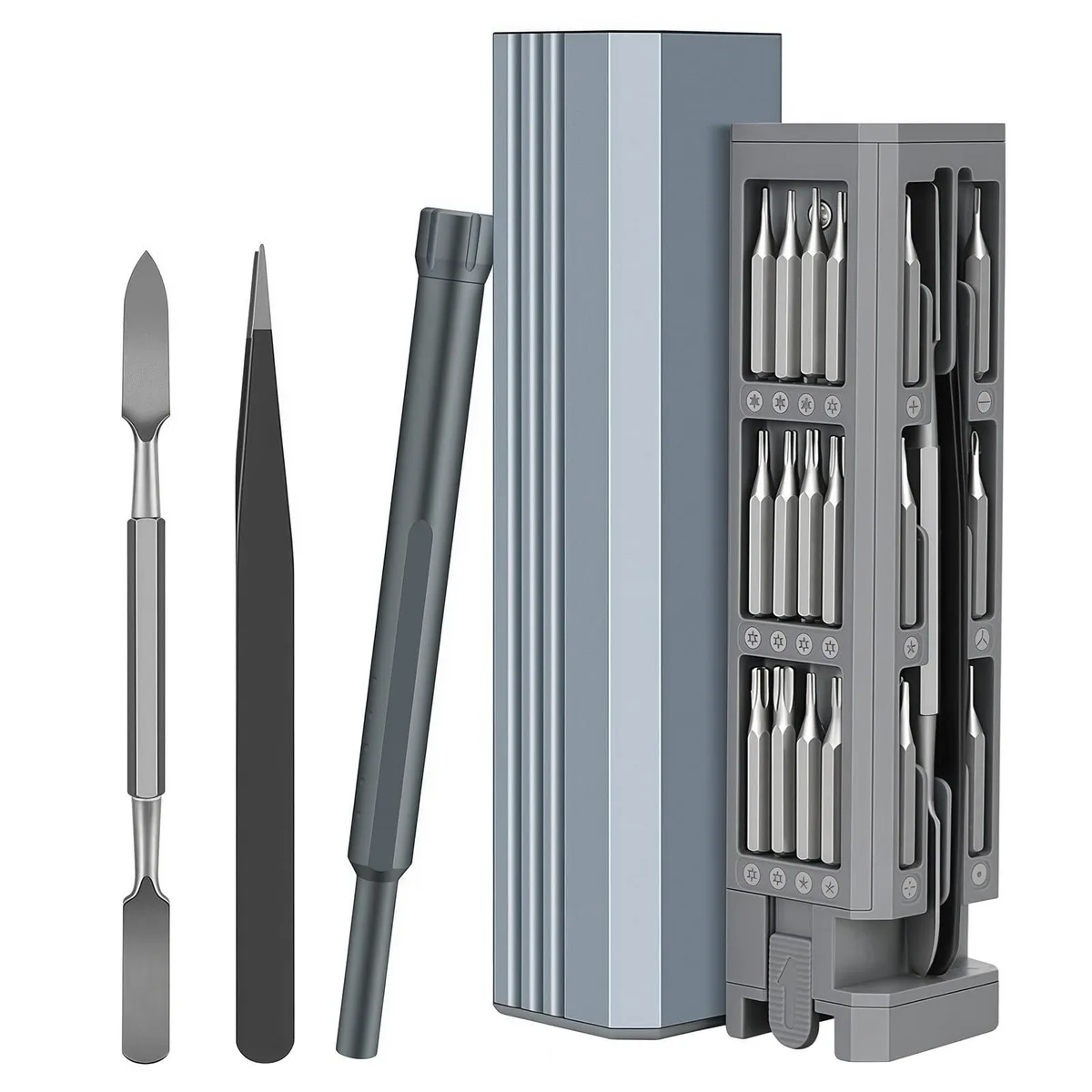  Seektik 44 in 1 Precision Screwdriver Set Pop-up Case 360° Spin Handle — product photo