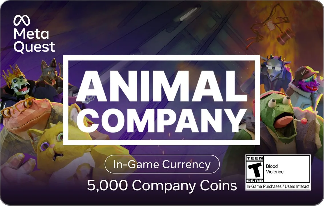 Meta Quest Meta Quest MQ-D-V-16 Animal Company downloadable game — product photo