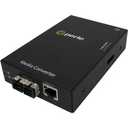 Perle Perle 05050214 SFP transceiver 10/100Base-TX 100Base-FX SC duplex 1.24 mile — product photo