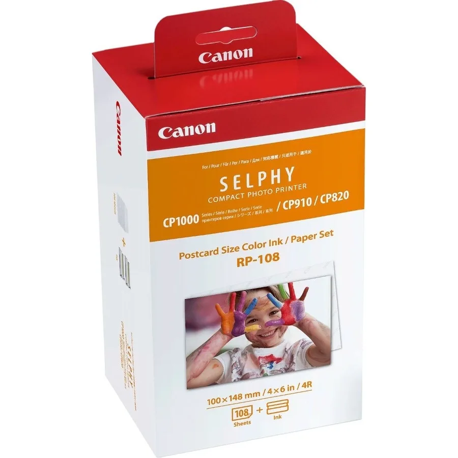 Canon Canon RP-108 Color Ink &amp; 108-Sheet Paper Set for SELPHY CP910 — product photo