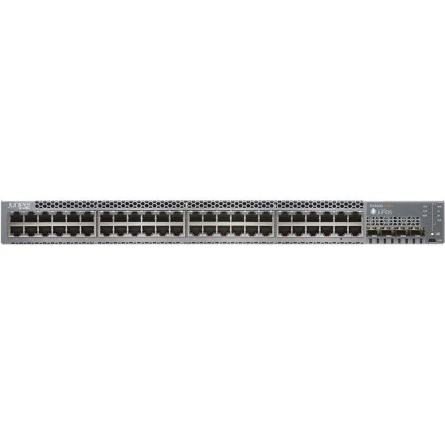 HPE Juniper Networking HPE Juniper Networking EX3400-48PProduct 48-port 10/100/1000BASE-T PoE+ Layer 3 network switch — product photo