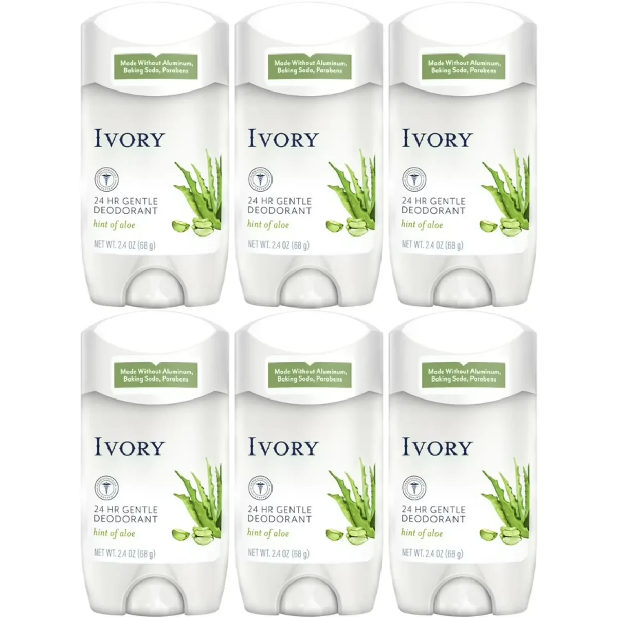 Ivory Ivory IVRY-DS-ALOE-2406 Skin Care 2.4 oz 6-Pack — product photo