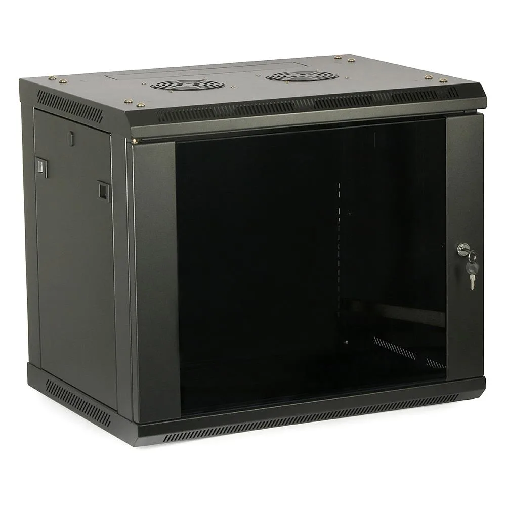 4XEM 4XEM 4XRACK9U 9U Wall Mount Server Rack 19" 180° Glass Door — product photo