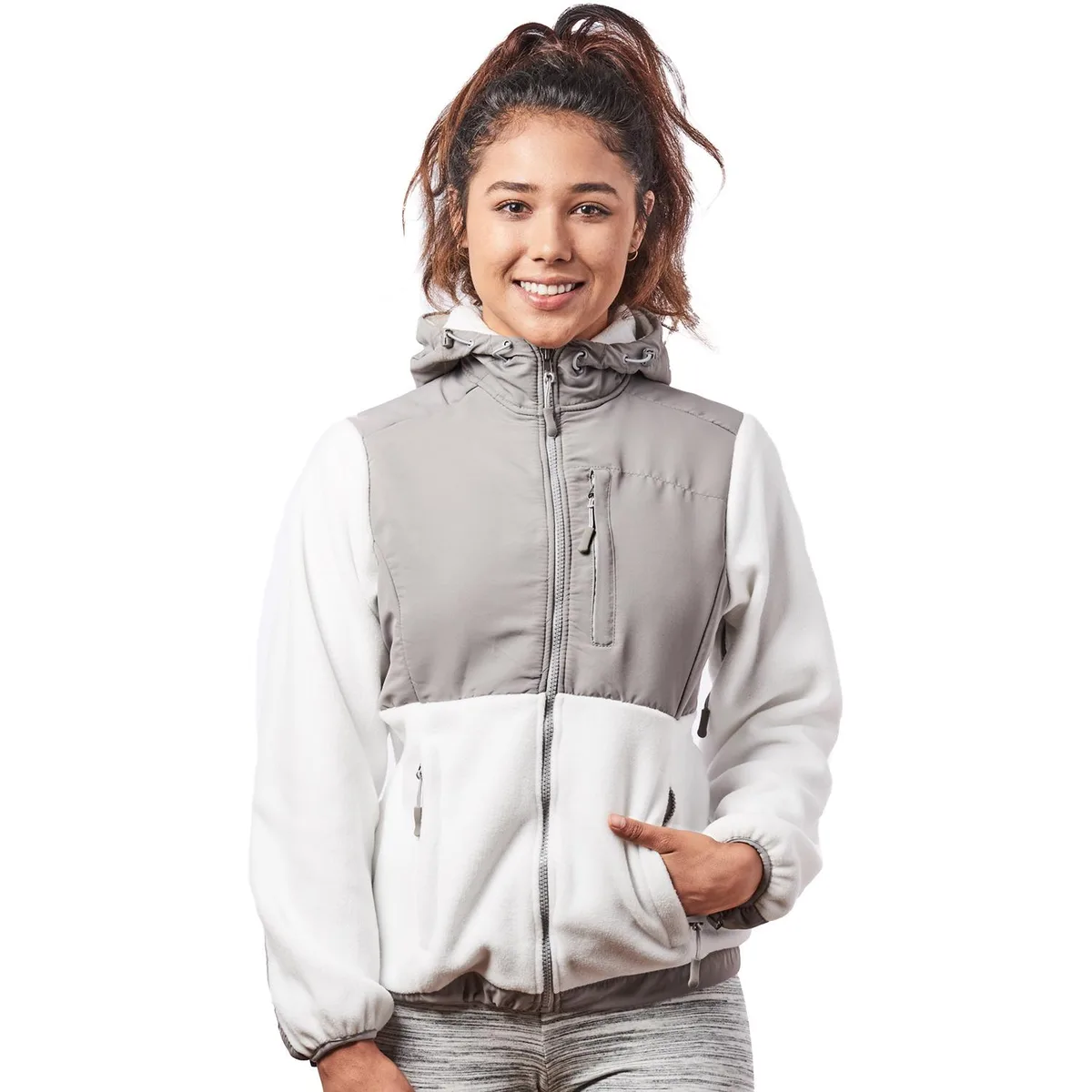 Altatac Altatac FL920 Women's Outerwear White/Light Grey L — product photo