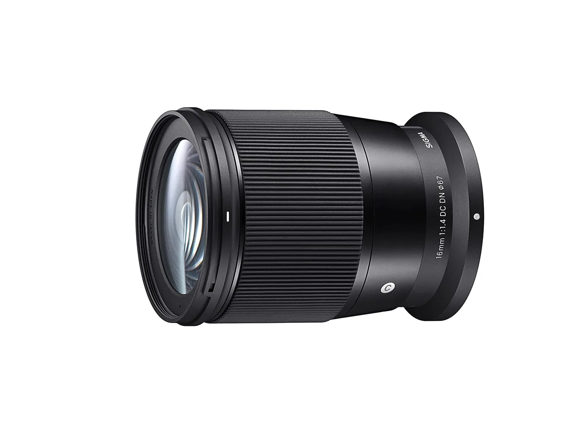 SIGMA SIGMA 16mm F1.4 DC DN Z Nikon Mount camera lens — product photo