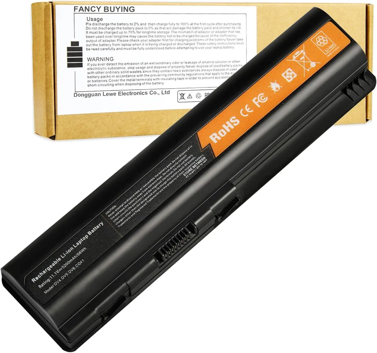 TAURKENAM TAURKENAM s462889-121 58Wh 6-cell laptop battery — product photo