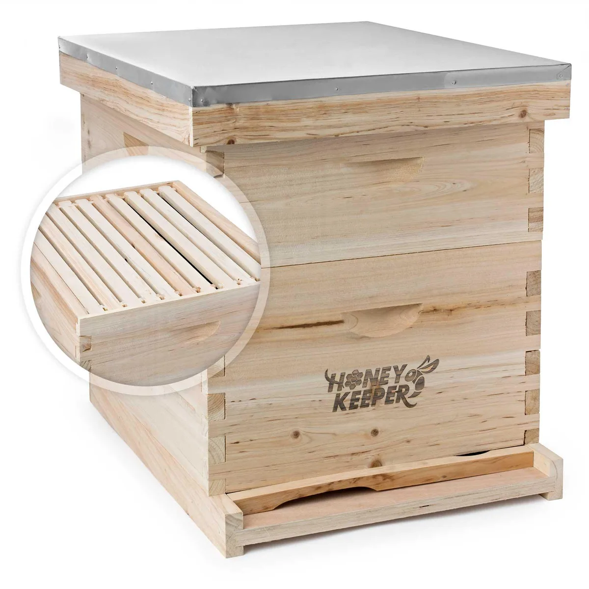 Honey Keeper Honey Keeper Beehive 20 Frame Kit 10 Deep 10 Medium Metal Roof — product photo