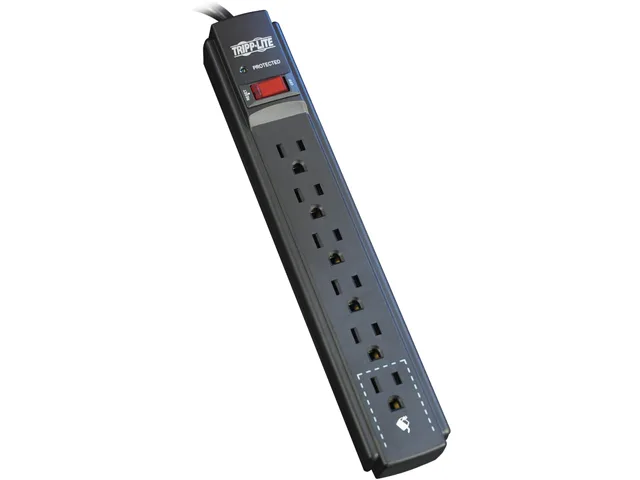 Tripp Lite Tripp Lite TLP606B 6-outlet surge protector 6 ft 790 J — 제품 사진