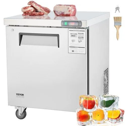 VEVOR VEVOR KTF-27B1 28" Frozen Prep Table 7.4 Cu. Ft Stainless Steel — product photo