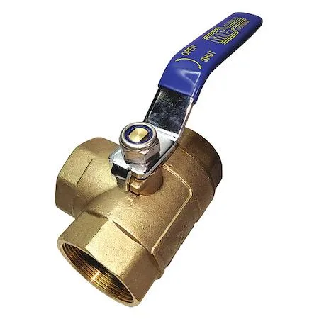 Value Brand Value Brand 3/8" FNPT Brass Ball Valve 3-Way — product photo