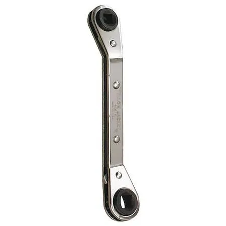 Yellow Jacket 60616 ratcheting refrigeration wrench, chrome finish