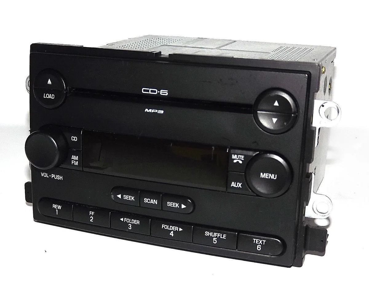 1 Factory Radio 1 Factory Radio 5G1T-18C815-EB AM FM 6 Disc mp3 CD Receiver 2005 — product photo