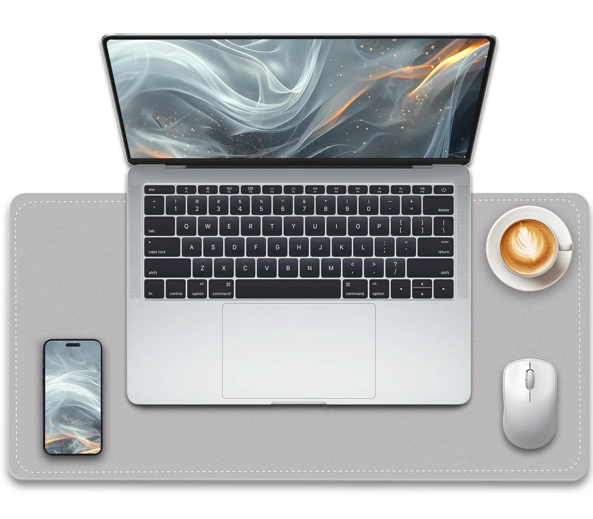Keychron MDP-S-Gray Desk Mat 24" x 14" Gray — product photo