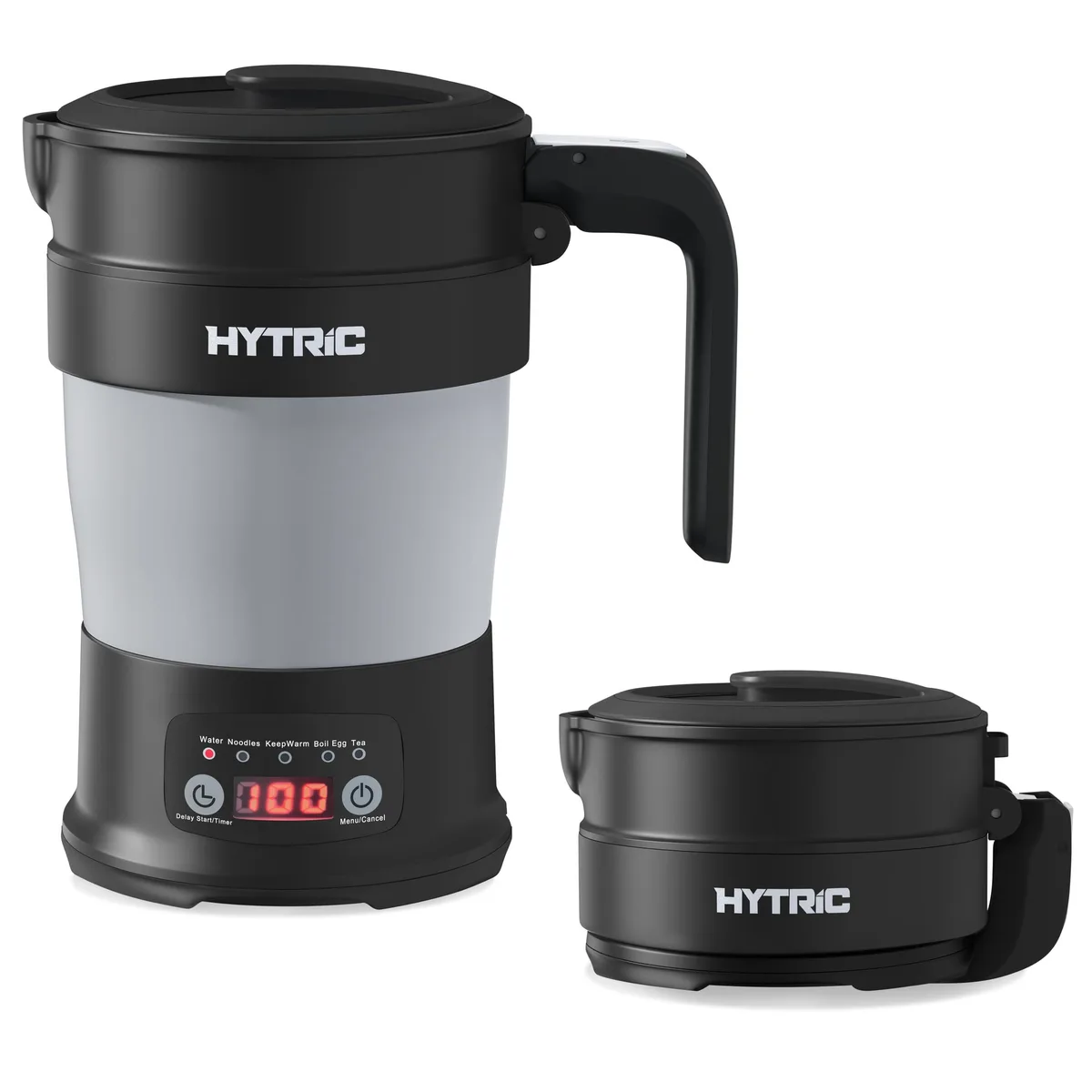  HYTRIC SH0701B 0.7L Collapsible Electric Kettle Black — product photo
