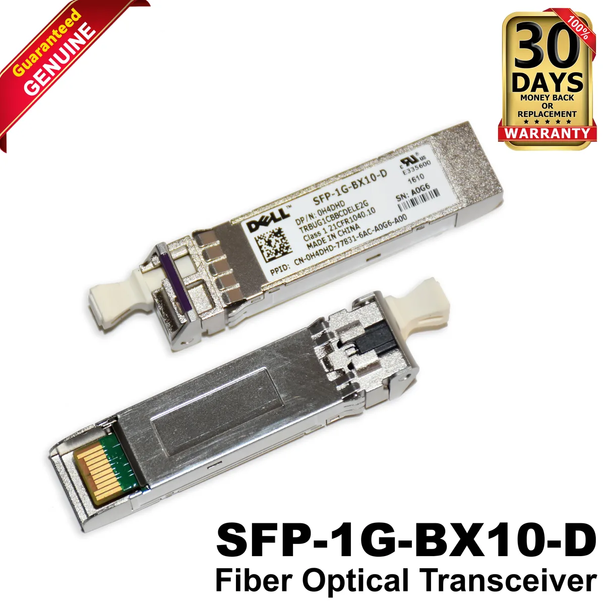 DELL DELL SEP-1G-BX10-D SFP 1G BiDi 1310/1490nm 10km SMF LC laptop replacement part — product photo