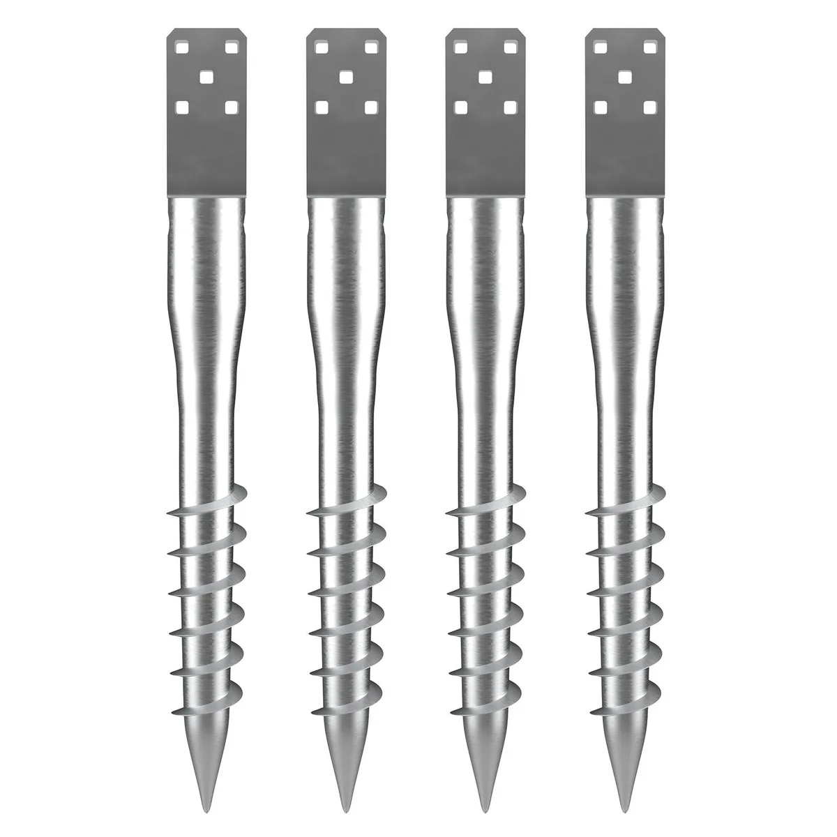 VEVOR VEVOR UX-3.5-27-4 No Dig Ground Anchor 4 Pack 3.94 x 2.76 x 27.56 in Post Stake — product photo