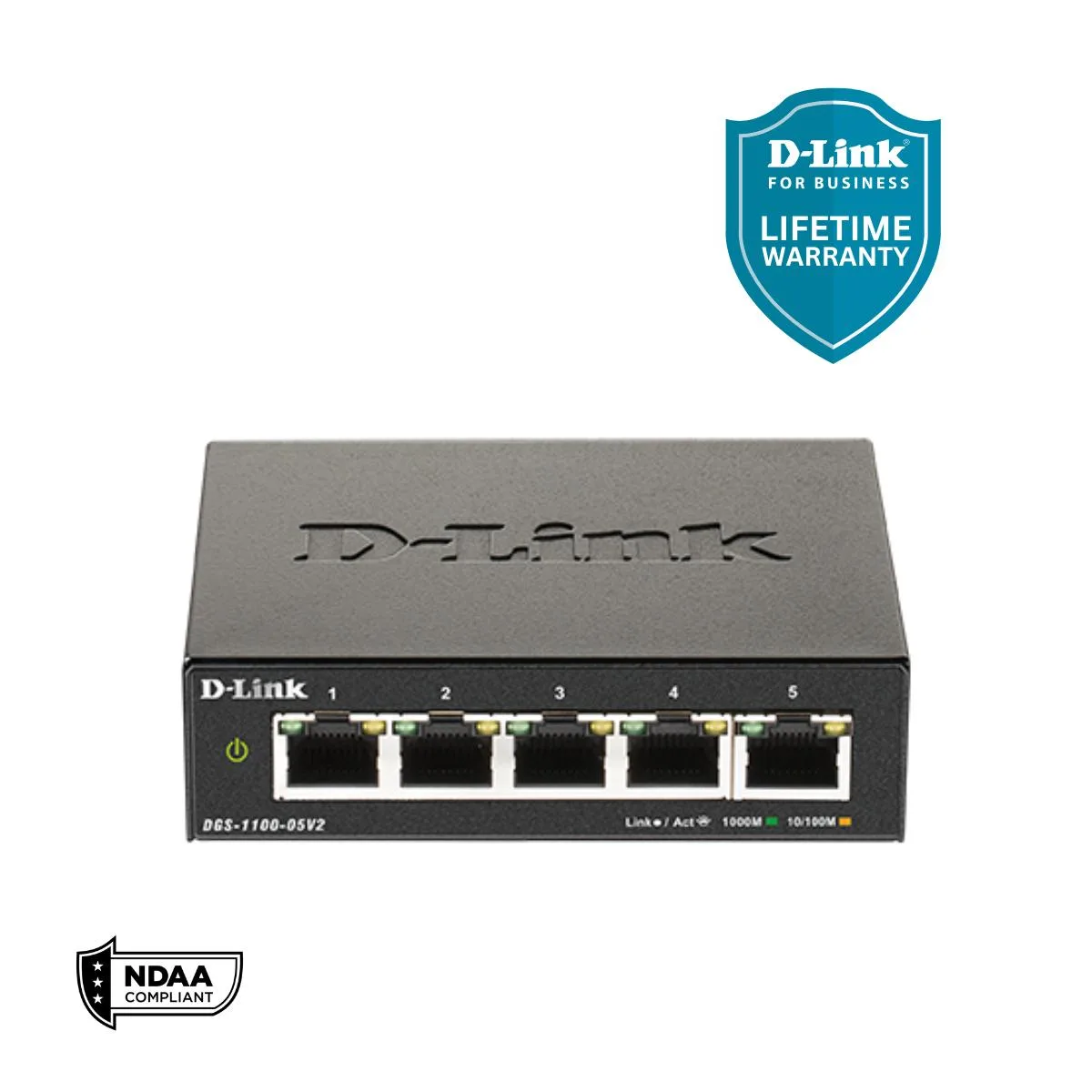 D-Link D-Link DGS110005V2 5-port Gigabit network switch — product photo