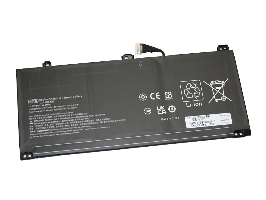 PowerWarehouse PowerWarehouse SI03XL 3-cell lithium-ion laptop battery 11.55V 4840mAh — product photo