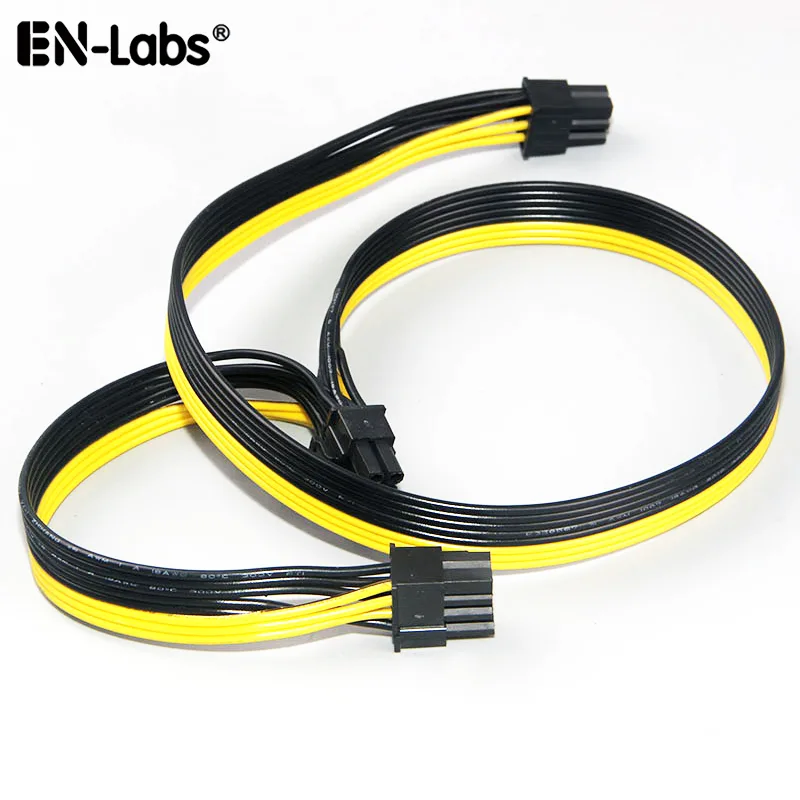 EN-Labs EN-Labs PCIE6P28PSPL5020 PCIe 6-pin to dual 8-pin internal power cable 50cm+20cm — product photo