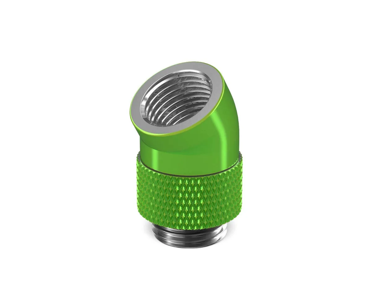 PrimoChill PrimoChill Male to Female G1/4 30 Degree Rotary Elbow Fitting Toxic Candy diy cooling — product photo