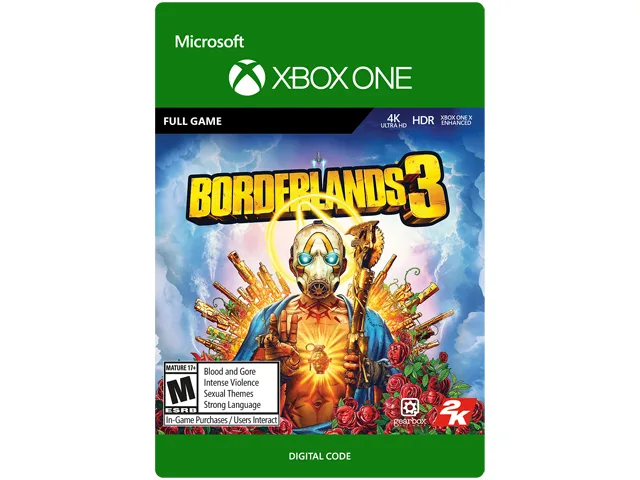 2K GAMES 2K GAMES Borderlands 3 Xbox One Digital Code G3Q-00721 downloadable game — product photo