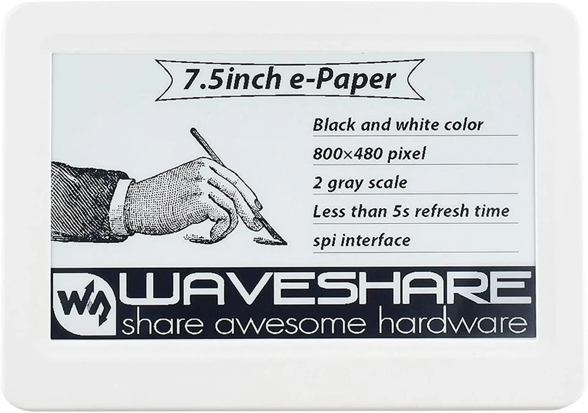 WaveShare WaveShare 7.5inch Passive NFC-Powered e-Paper display — product photo