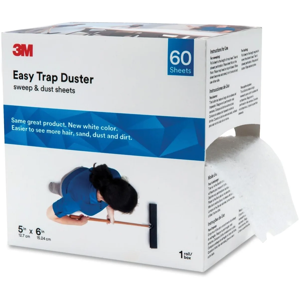3M 3M 59152W Easy Trap Duster System Cleaning 60 Box 30 ft — product photo
