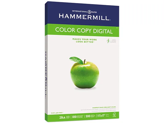 Hammermill Hammermill 102541 Color Copy Paper 11 x 17 28lb 100 Brightness 500 Sheets — product photo