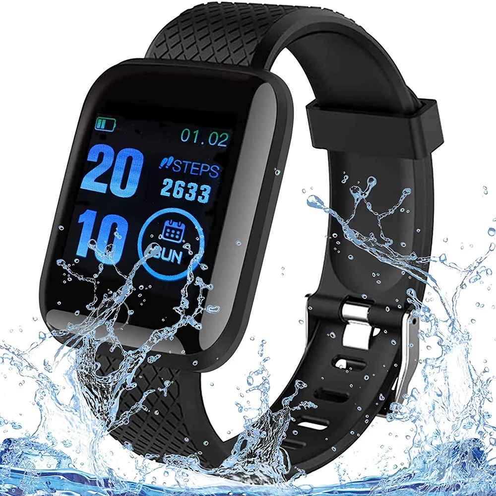 IHDAPP IHDAPP activity tracker IP67 1.3" touch screen 180mAh battery black — product photo