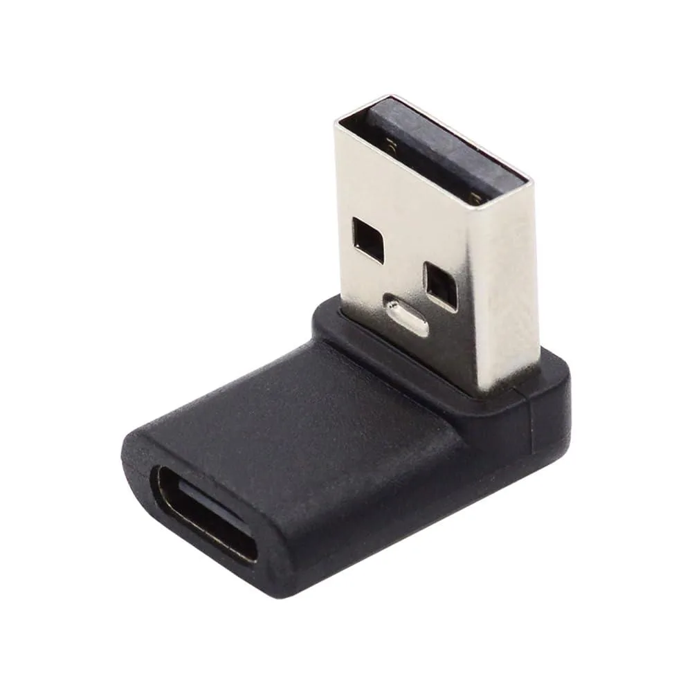 Fervit Fervit USB-C Female 90° Up Angled to USB 3.0 A Male Adapter — product photo