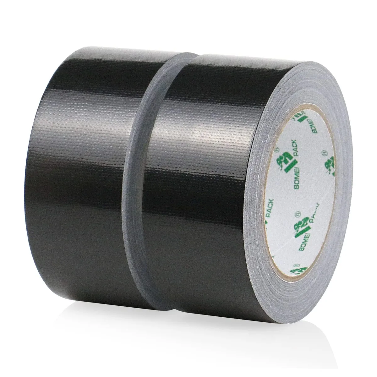 Two black duct tape rolls in a pack
