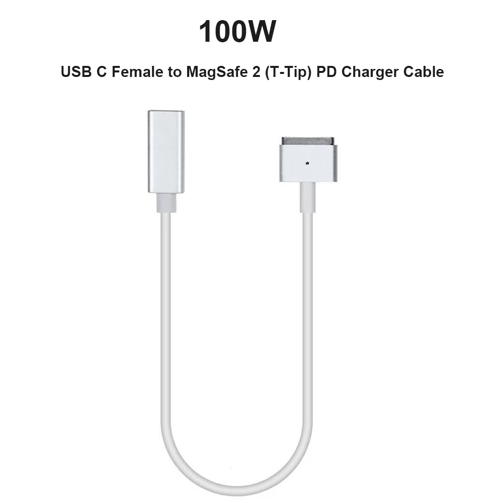 UTONDA Co., Ltd. UTONDA Co., Ltd. 100W USB-C Female to MagSafe 2 T-Tip Power Adapter Cord — product photo