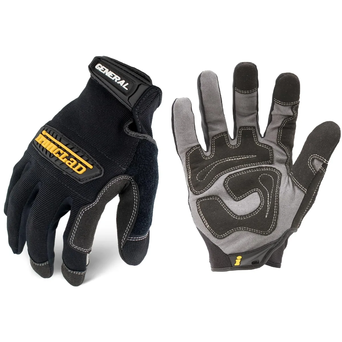  Ironclad GUG-04-L General Utility Spandex Gloves Black Large Pair — product photo
