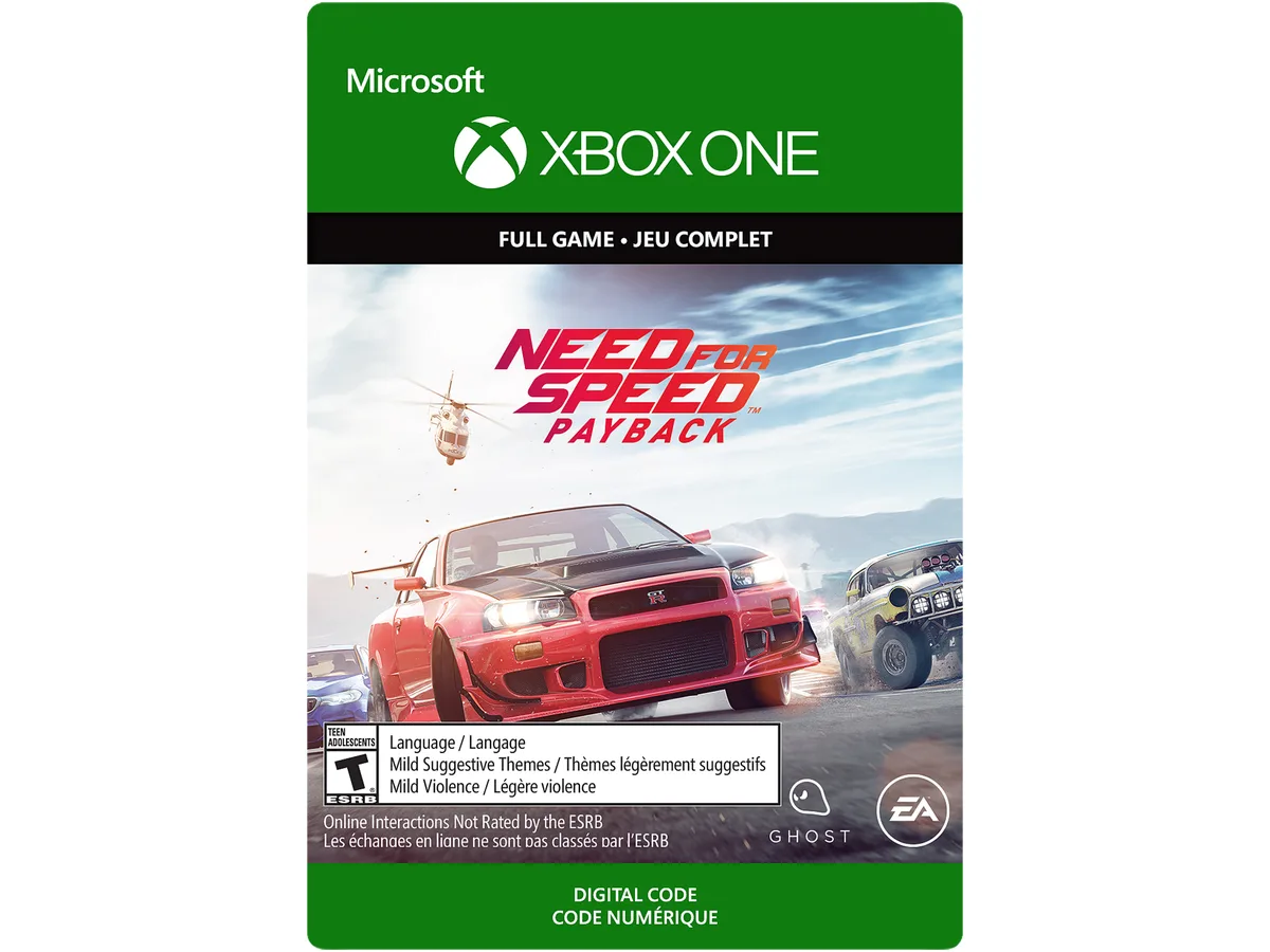Electronic Arts Electronic Arts G3Q-00360 Need for Speed Payback Edition Xbox One downloadable game — product photo