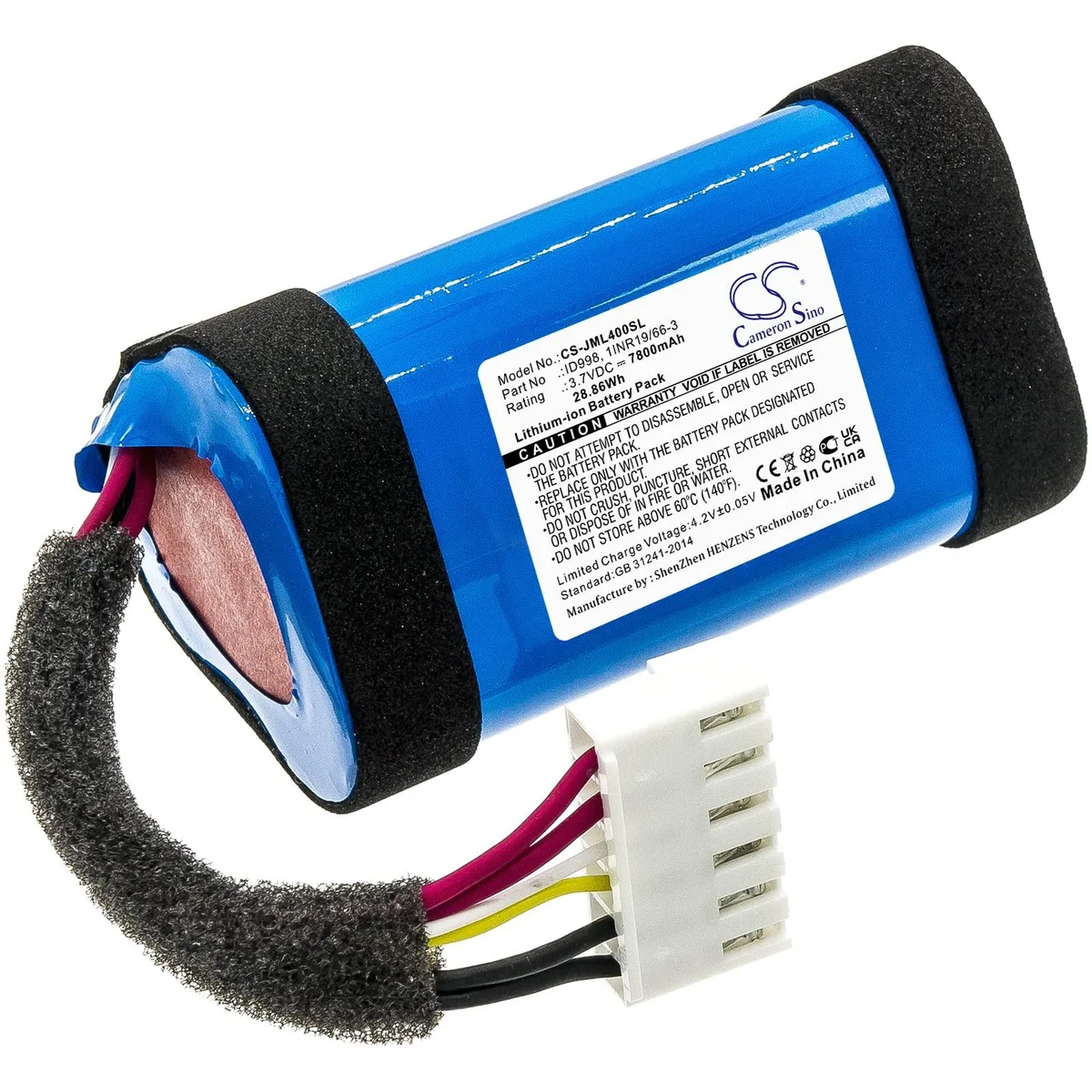  Cameron Sino Battery for JBL Charge 4 7800mAh 3.7V — product photo