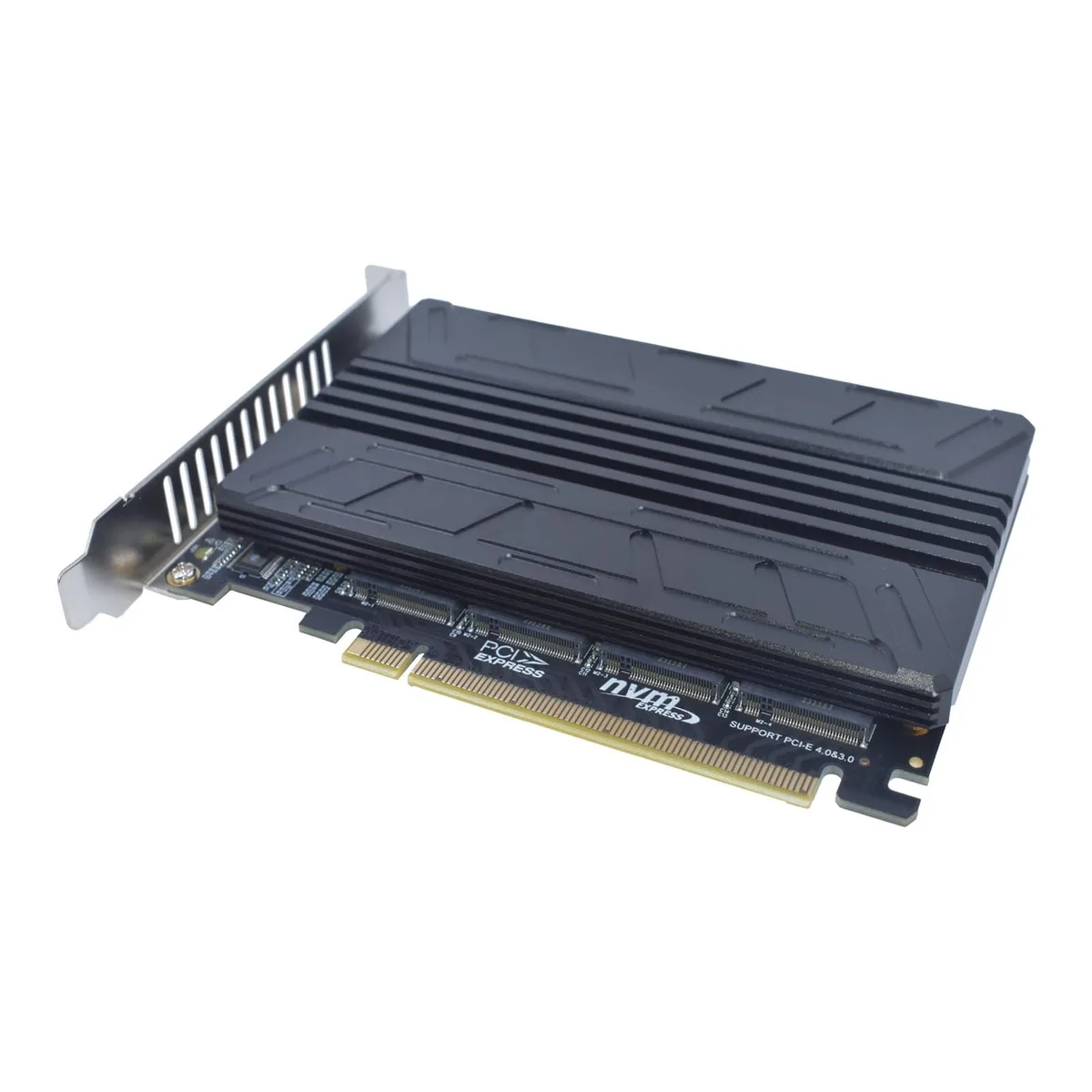 LetLinkSo LetLinkSo LLS-CD-1PC4MT-04 PCIe 4.0 x16 to 4 M.2 NVMe expansion card — product photo