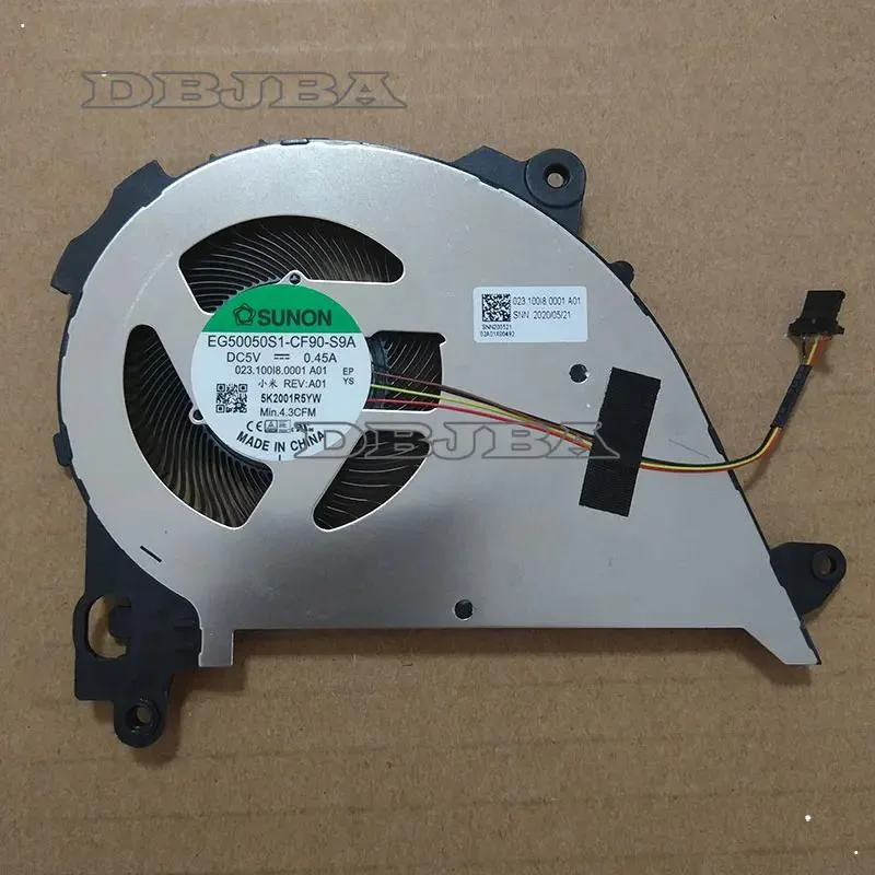 DBTLAP DBTLAP CPU Fan for Xiaomi RedmiBook 13 10th Gen 023.100I8.0001 A01 EG50050S1-CF90-S9A — product photo