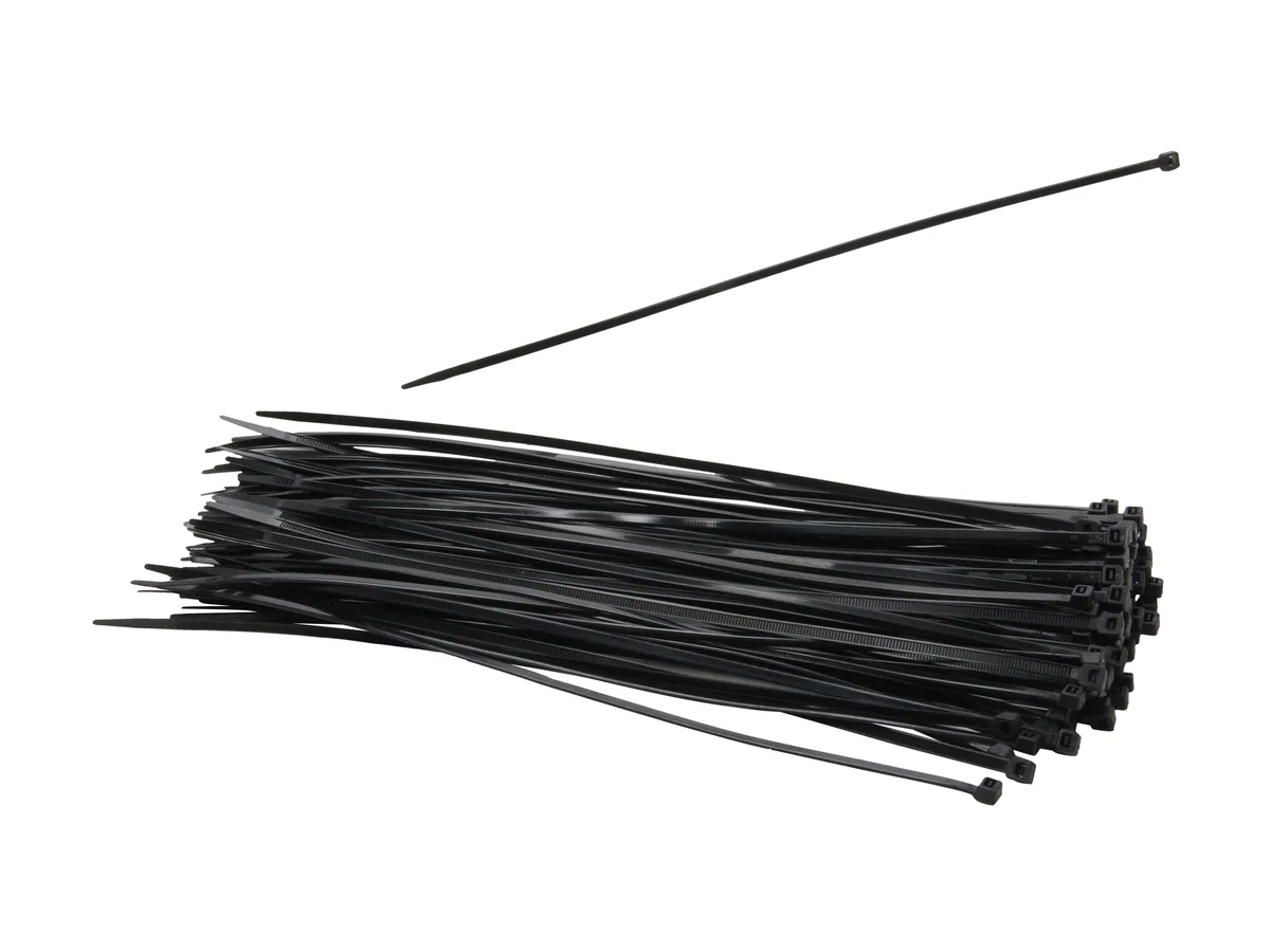 Nippon Labs Nippon Labs CT-14S-BK 14" Cable Ties Black 100pcs — product photo
