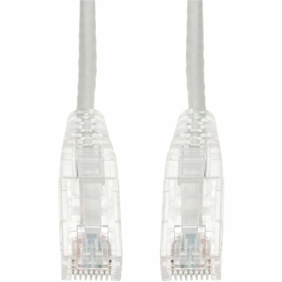 AddOn AddOn 2ft White CAT 6A Slim PVC Snagless Clear-Claw RJ-45 network ethernet cable — product photo