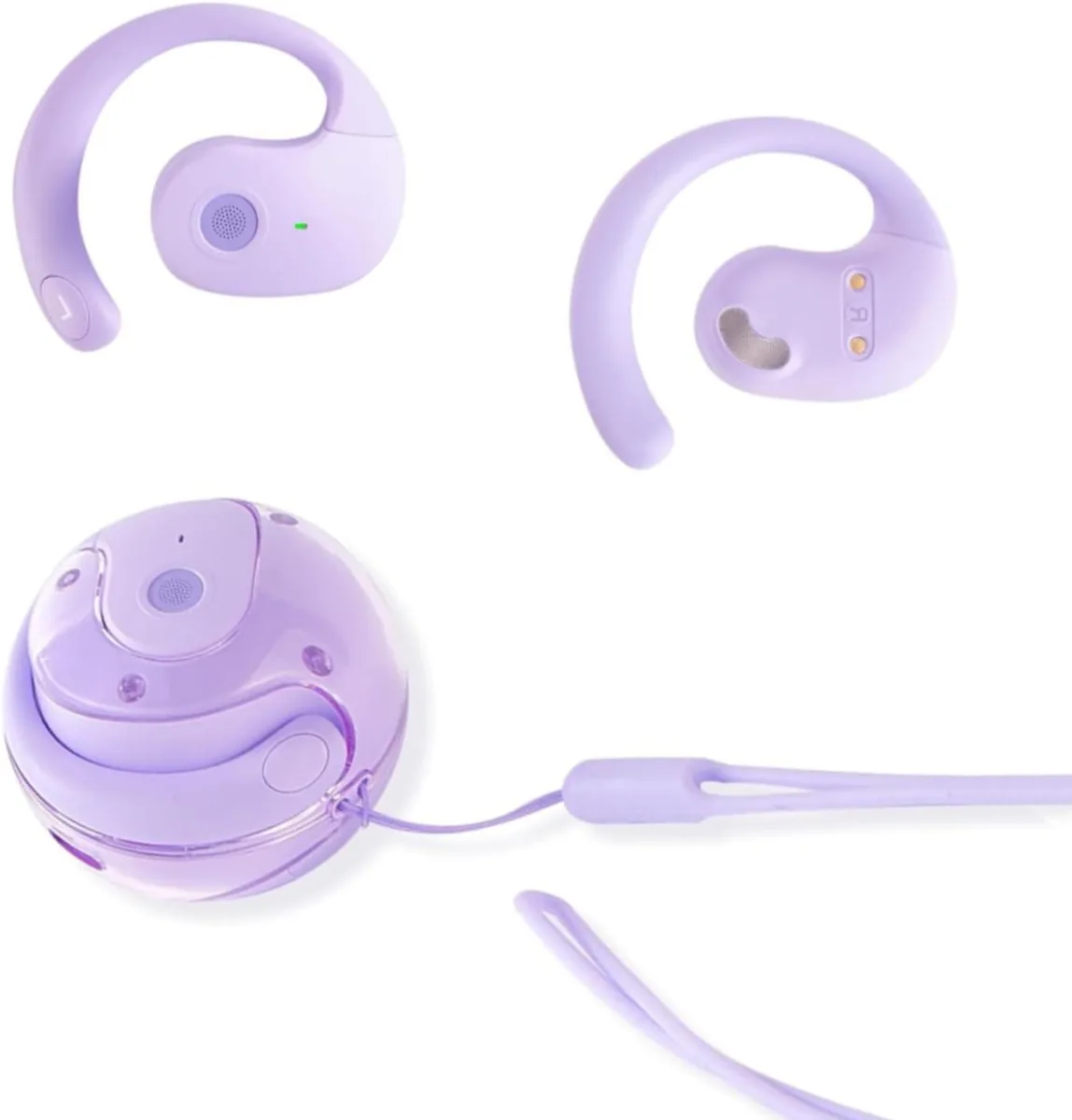 TUKO TUKO Open Ear Headphones Bluetooth 5.4 16 mm Purple — product photo