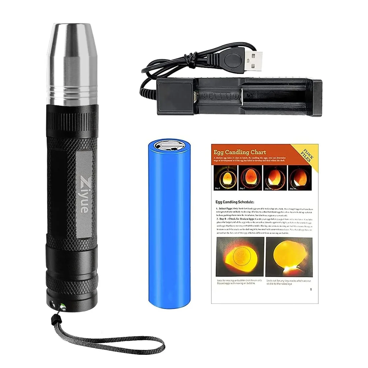 Egg Candler Light Rechargeable USB Tester 2026 — product photo