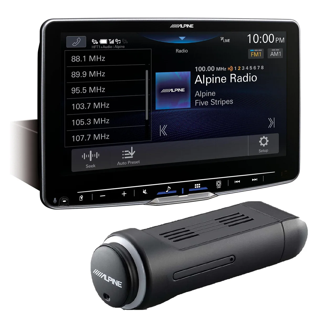 Alpine Alpine ILX-F511 Halo11 11" Multimedia Receiver with KTX-NS01 Navigation Module — product photo