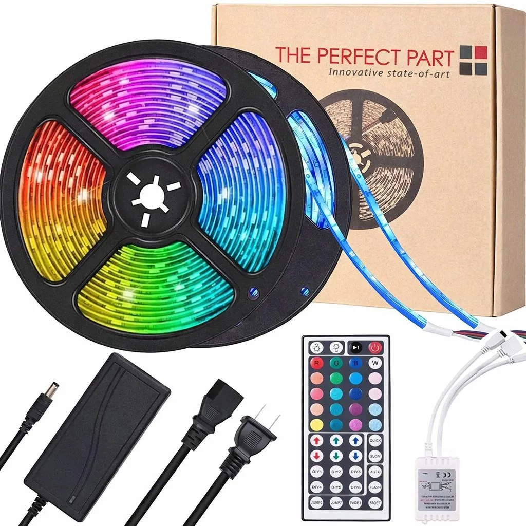 The Perfect Part The Perfect Part LED Strip Light Kit 32.8ft 600 LED RGB IP65 3528 — product photo