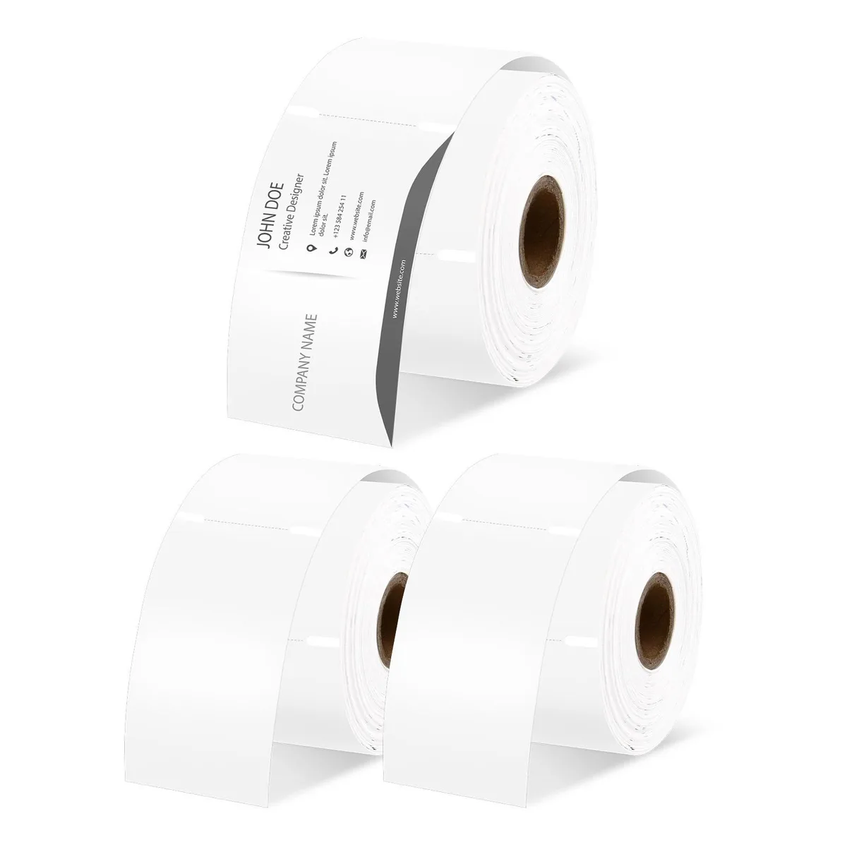 GREENCYCLE GREENCYCLE DM-30374 Label 2" x 3.5" White 300/Roll 3 Rolls — product photo