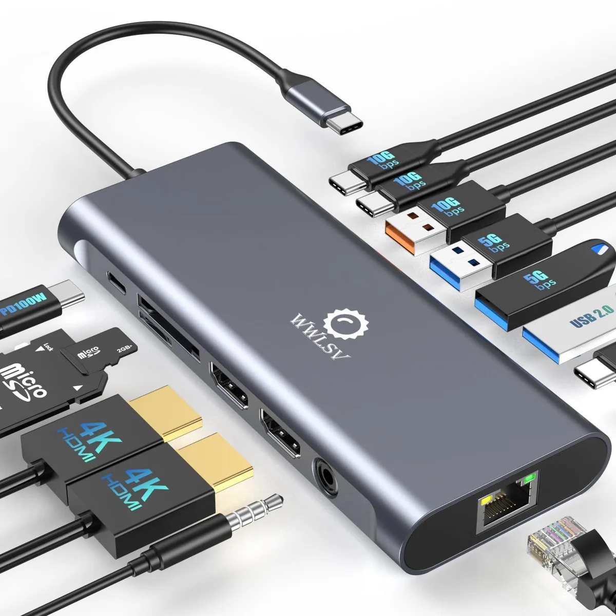  Belkin WWLSV 14-in-1 USB-C Docking Station — product photo