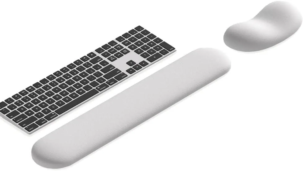 Emerson Emerson Ergonomic Wrist Rest Set White — product photo