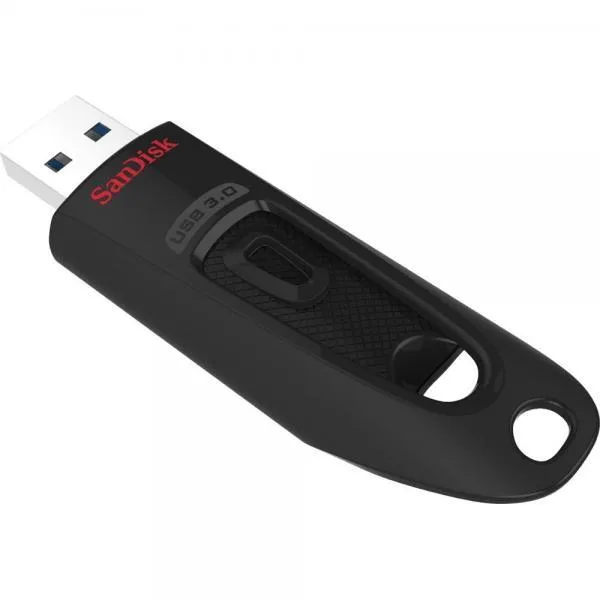 SanDisk SanDisk Ultra 256 GB USB 3.0 flash drive Black — product photo