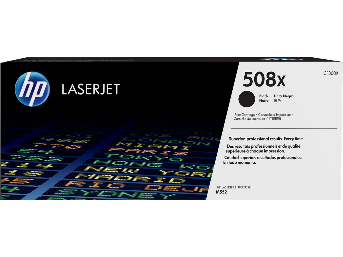 HP HP CF360X 508X High Yield Black Toner Cartridge 12500 Pages — product photo